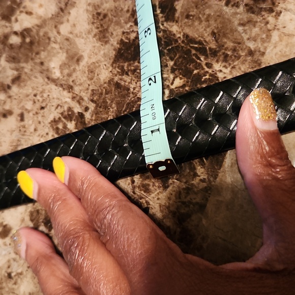 Coach Men’s braided Black belt.  Size 46 - Picture 8 of 8